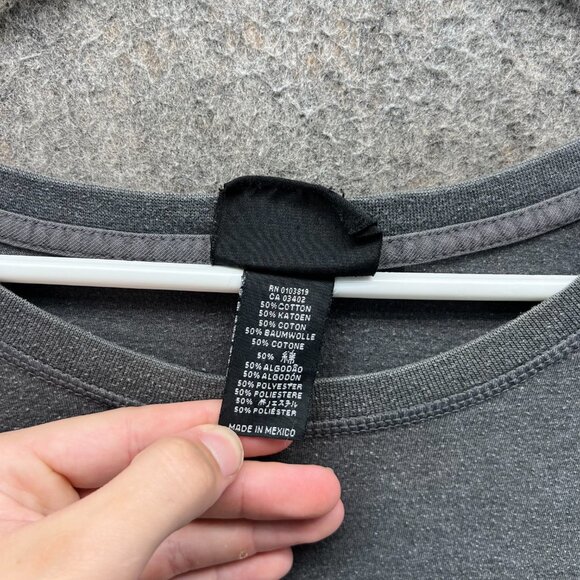 Harley-Davidson Shirt Mens Large Gray Long Sleeve Cotton Blend Crewneck - Picture 7 of 13